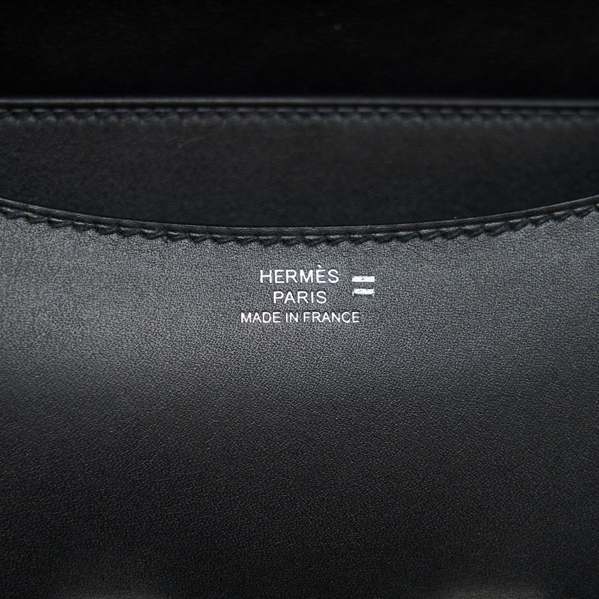 HERMES MINI CONSTANCE MONSIEUR BLACK WITH LIZARD BUCKLE / OMBRÉ