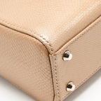 Dior mini lady dior lizard embossed calfskin dark beige LGHW