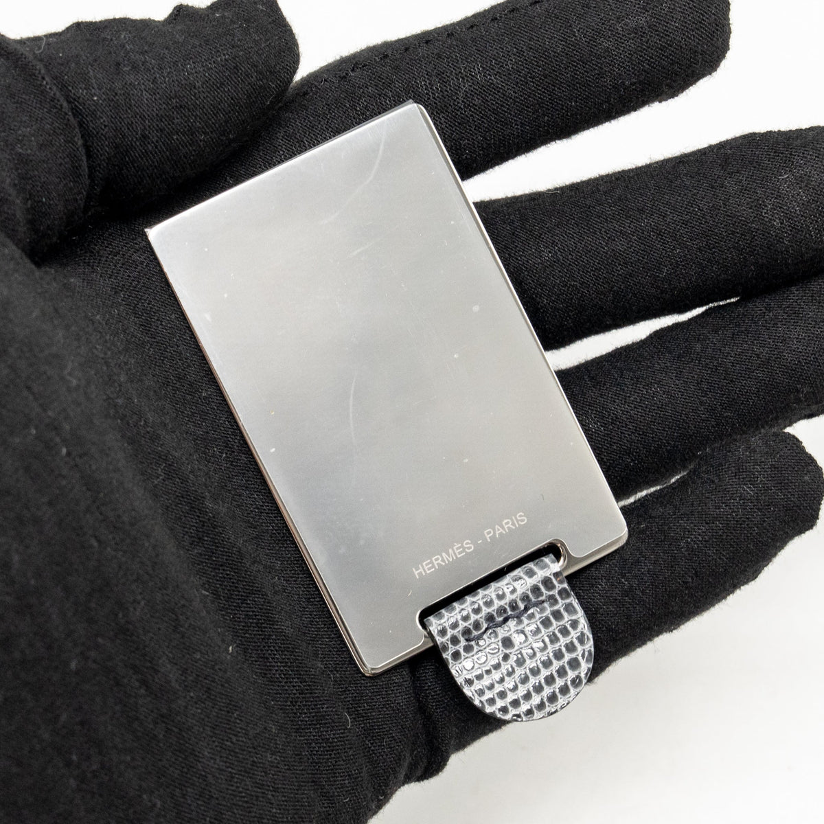 Hermes Mini Constance Lizard Niloticus Ardoise SHW
