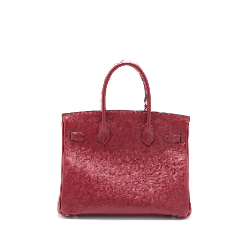 Hermes Birkin 30 Epsom K1 Rouge Grenat SHW