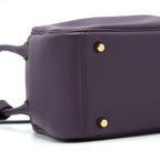 Hermes Mini Lindy Swift Cassis/Bleu Royal GHW