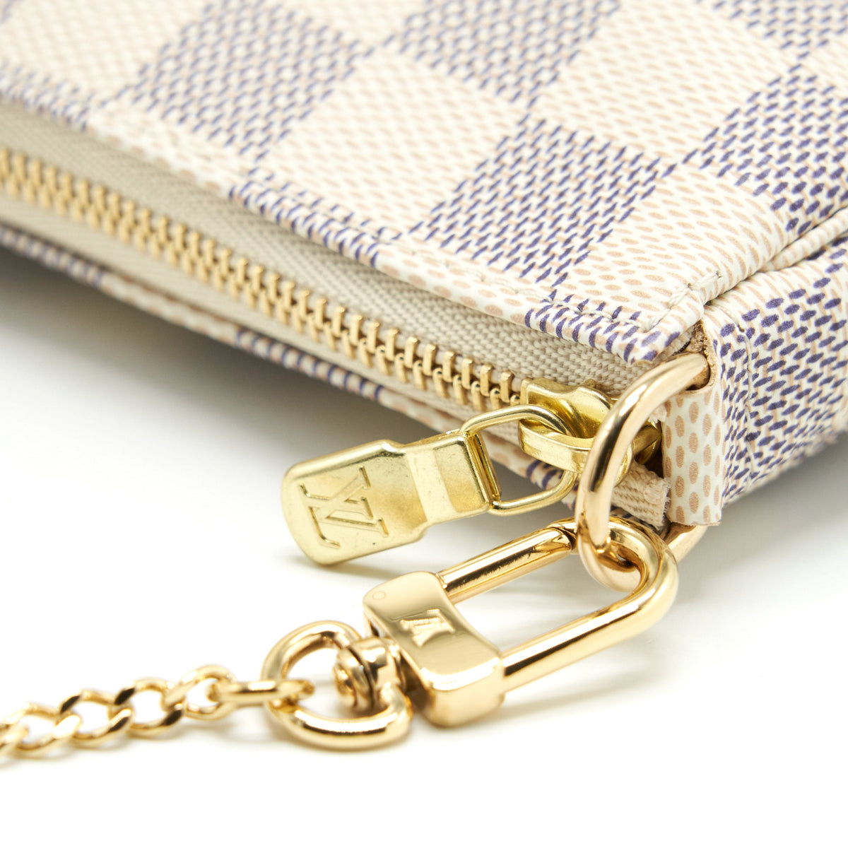 LOUIS VUITTON MINI POCHETTE ACCESSORY AZUR