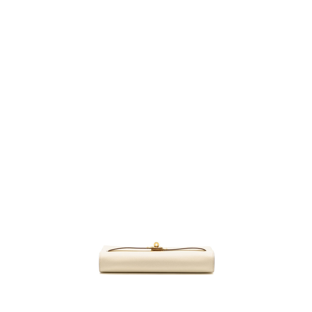 Hermes kelly to go epsom nata/sesame GHW