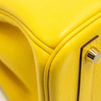 Hermes Birkin 30 Taurillon Novillo leather 9O Jaune De Naples GHW