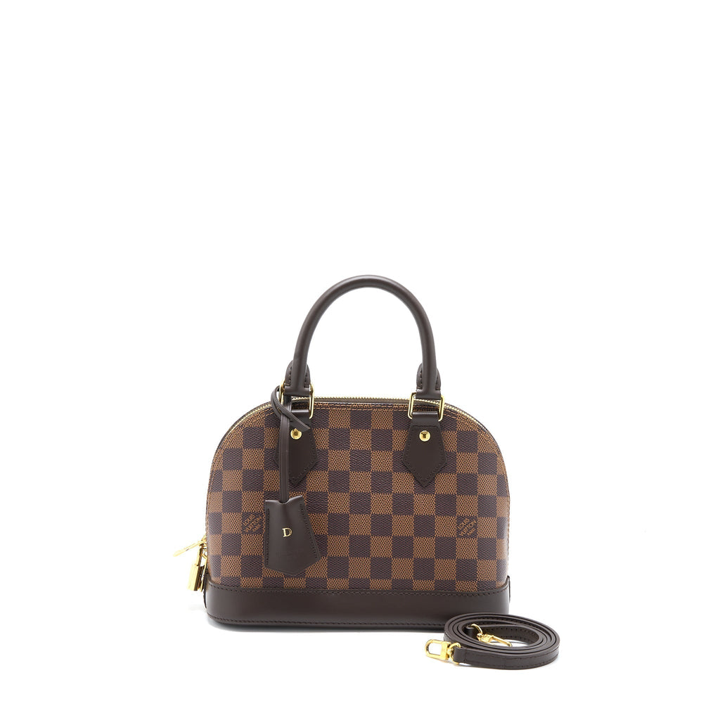 LOUIS VUITTON ALMA BB DAMIER EBENE CANVAS GHW (NEW VERSION)