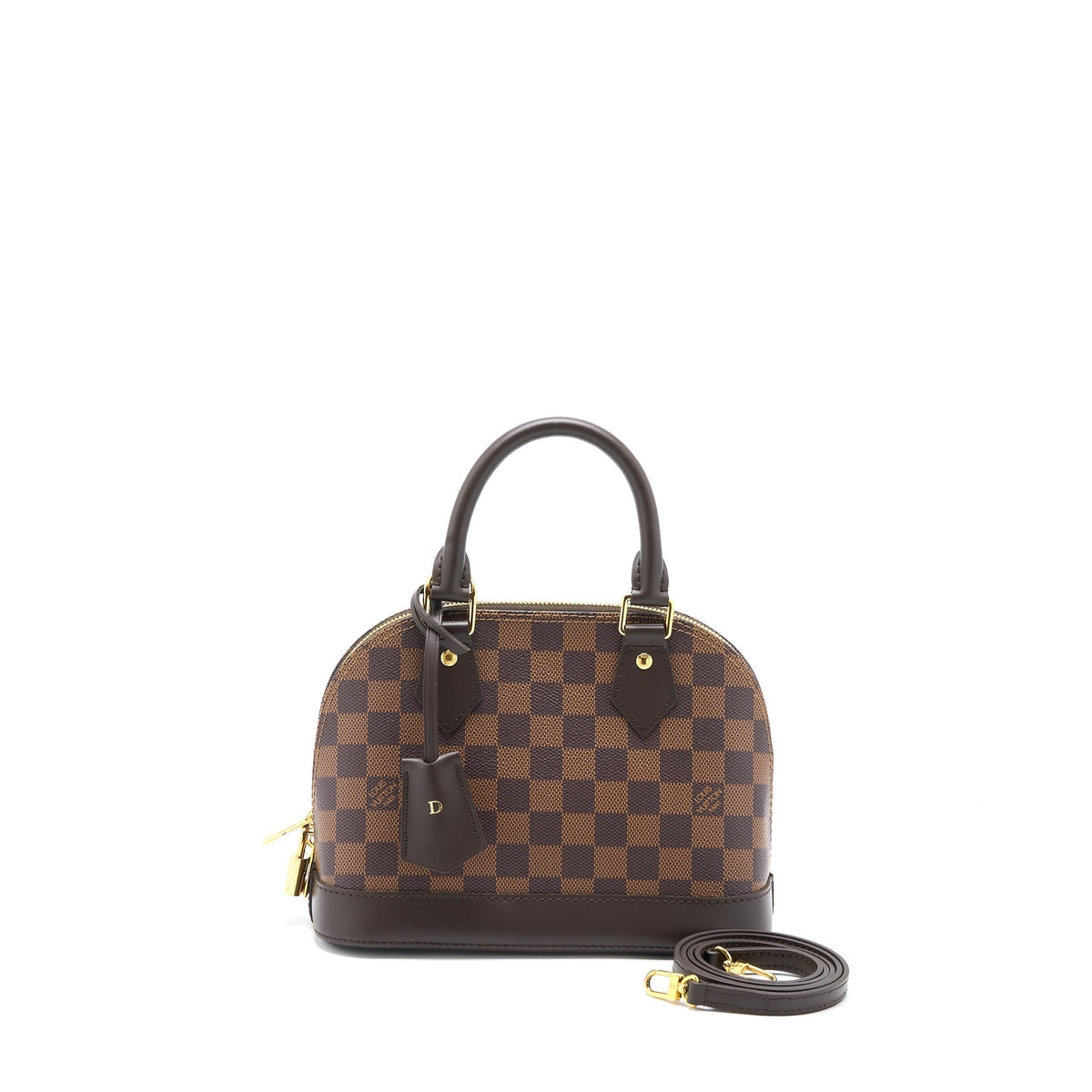 LOUIS VUITTON ALMA BB DAMIER EBENE CANVAS GHW (NEW VERSION)