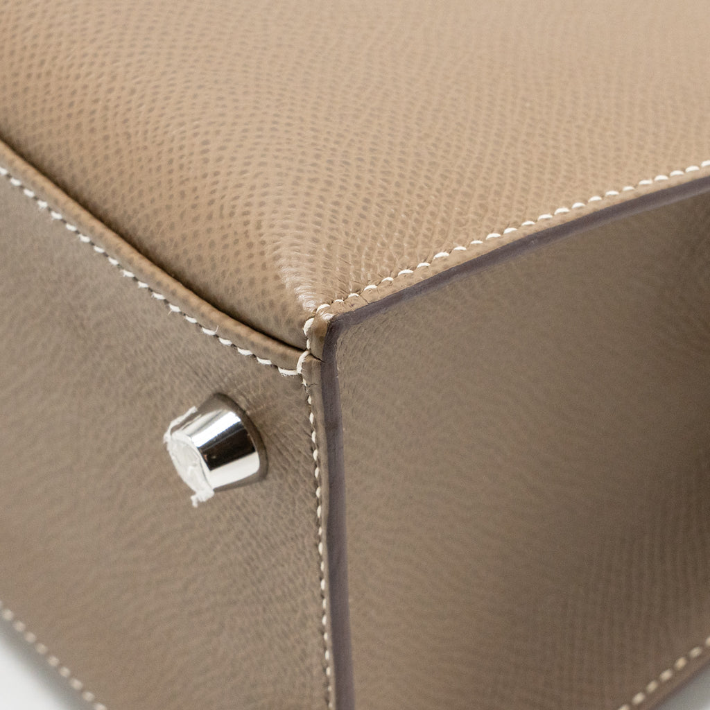 Hermes Kelly 25 Epsom Etoupe SHW