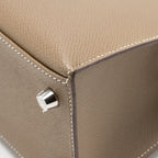 Hermes Kelly 25 Epsom Etoupe SHW