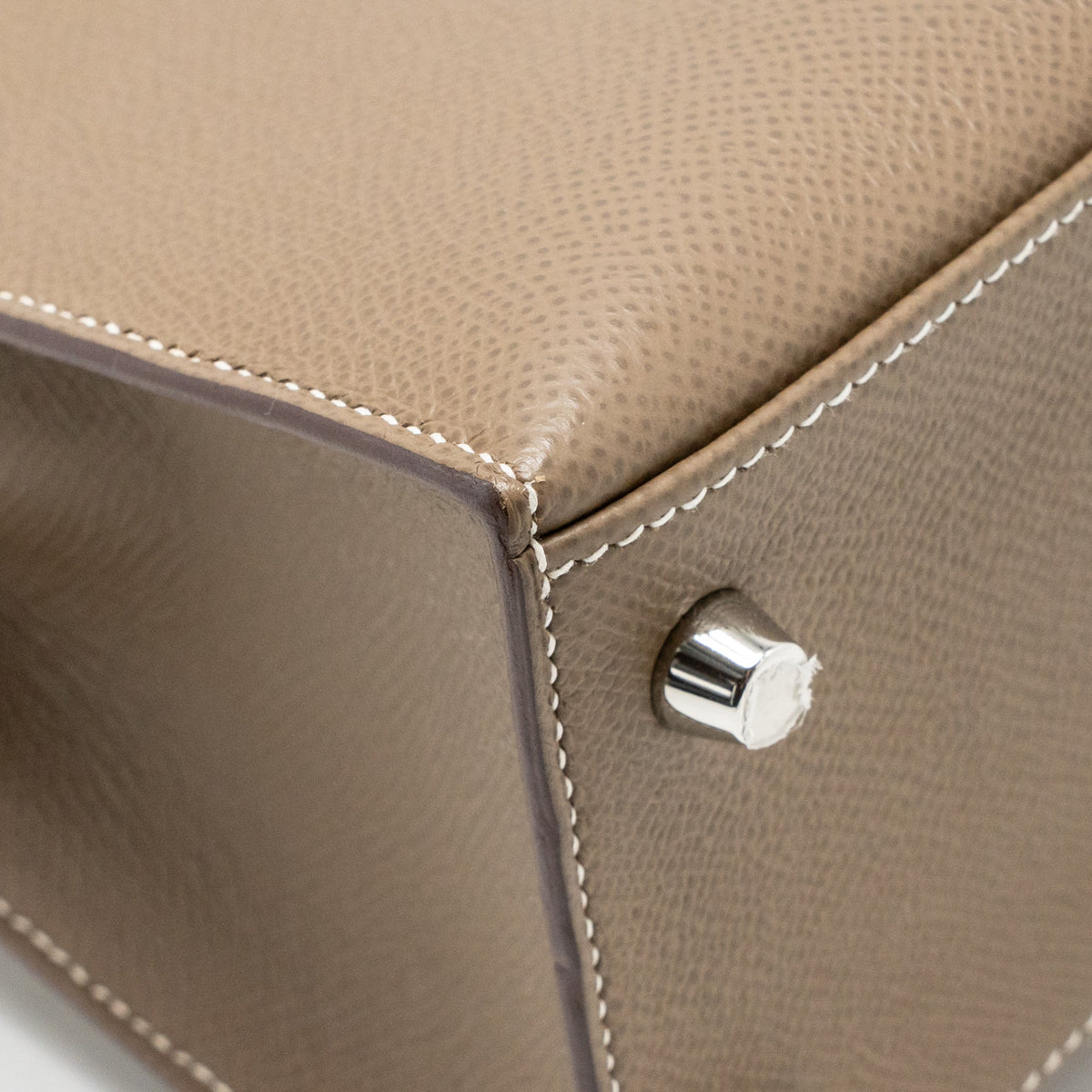 Hermes Kelly 25 Epsom Etoupe SHW