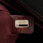 CHANEL SMALL COCO HANDLE CHEVRON CAVIAR BLACK SHW