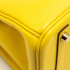 Hermes Birkin 30 Taurillon Novillo leather 9O Jaune De Naples GHW