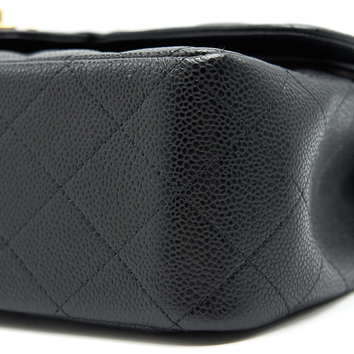 CHANEL CLASSIC JUMBO DOUBLE FLAP BAG BLACK CAVIER GHW