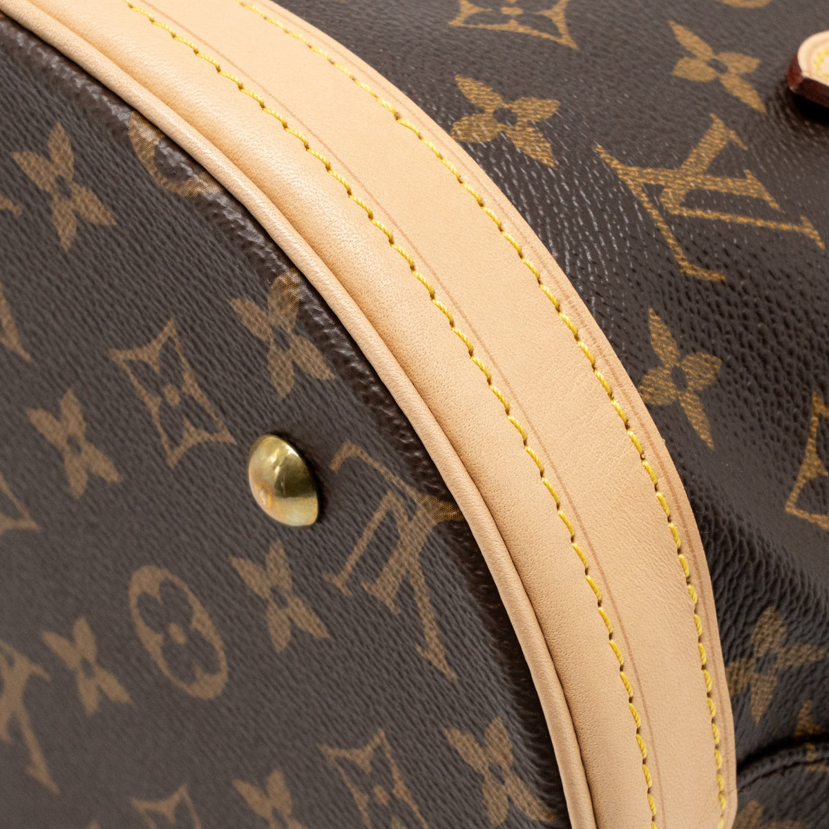 Louis Vuitton petit bucket bag monogram canvas GHW