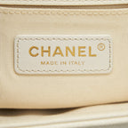 CHANEL SMALL BOY BAG CAVIAR LEATHER GHW IN WHITE