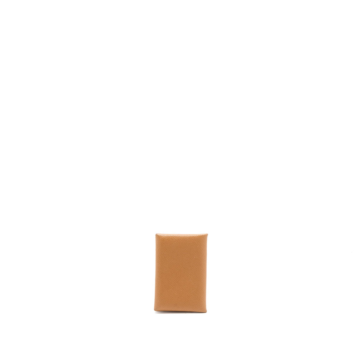 Hermes Calvi Card Holder Epsom Gold SHW