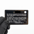 CHANEL PEARL CRUSH WALLET ON CHAIN LAMBSKIN BLACK GHW