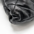 Chanel 25k Medium Bow Bag Lambskin Black GHW (microchip)