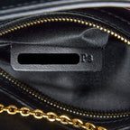 VALENTINO ROCKSTUD FLAP BAG LAMBSKIN BLACK GHW
