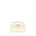 HERMES KELLY POCHETTE SWIFT NATA GHW