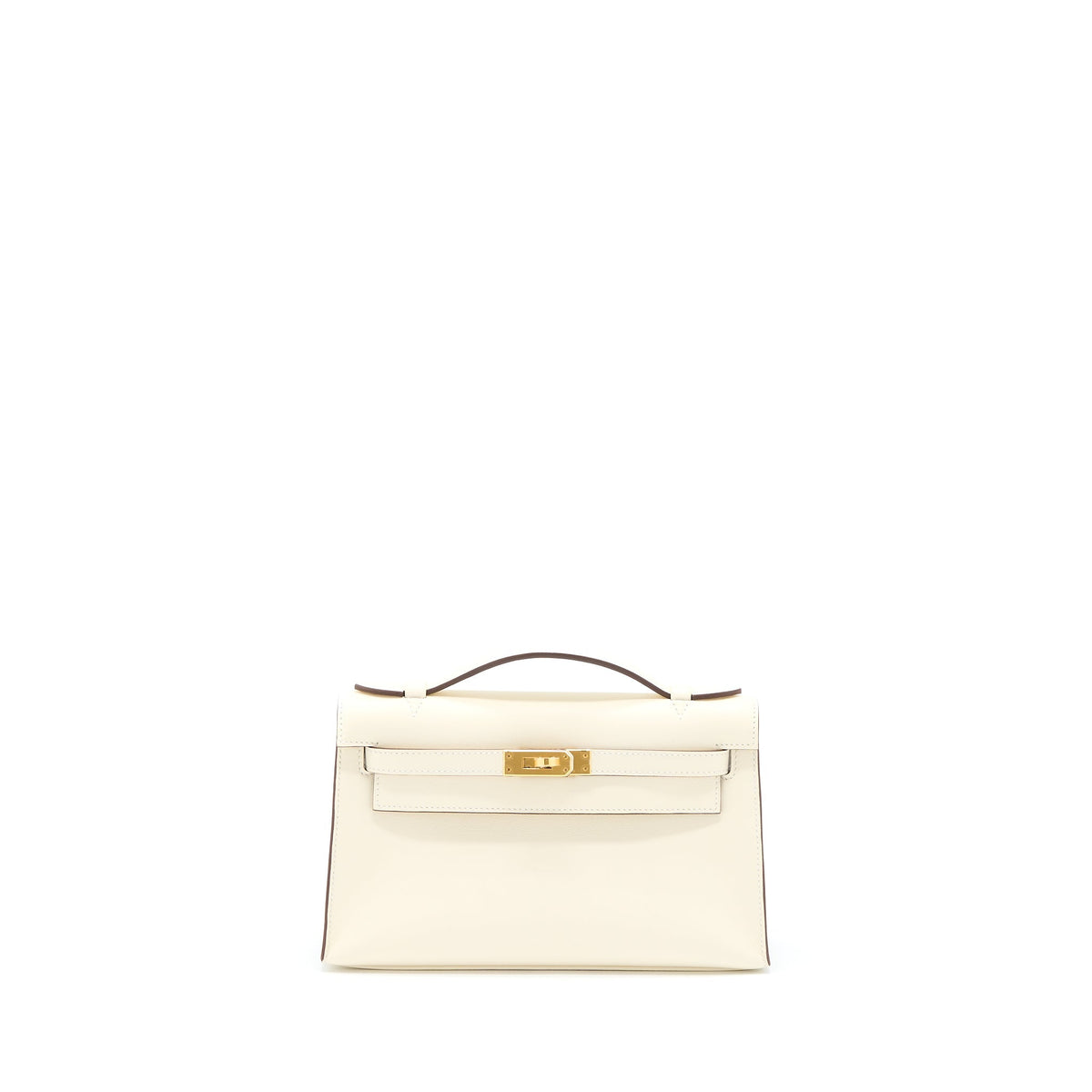 HERMES KELLY POCHETTE SWIFT NATA GHW