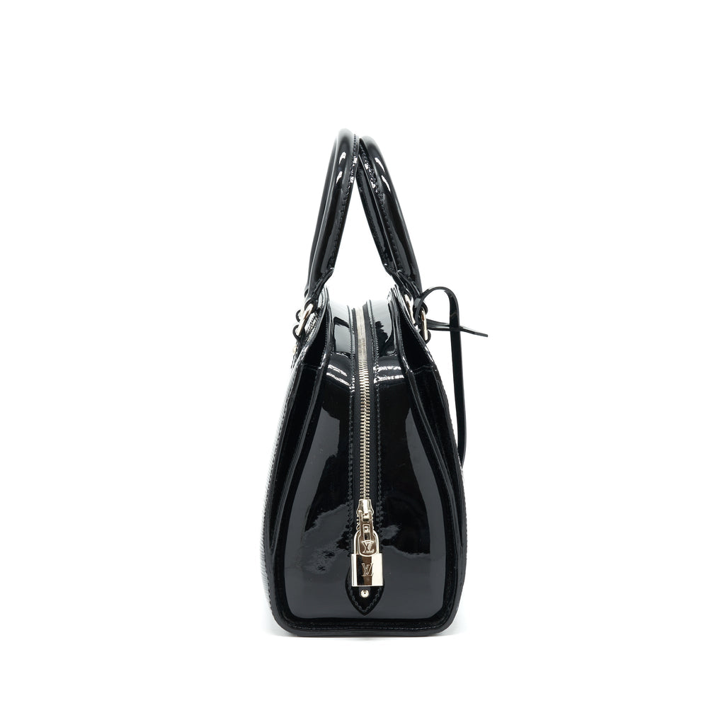 LOUIS VUITTON BOWLING BAG EPI PATENT BLACK