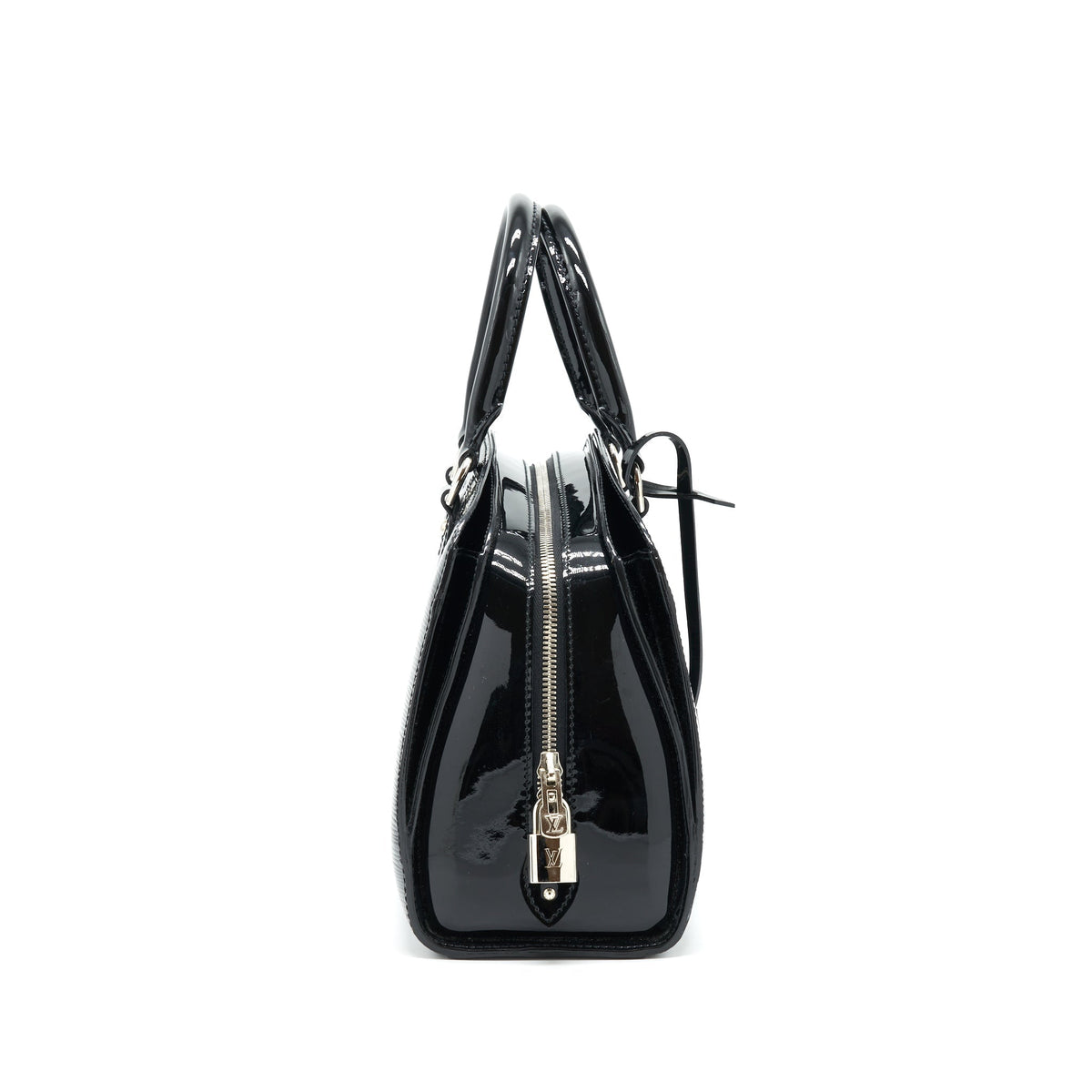 LOUIS VUITTON BOWLING BAG EPI PATENT BLACK