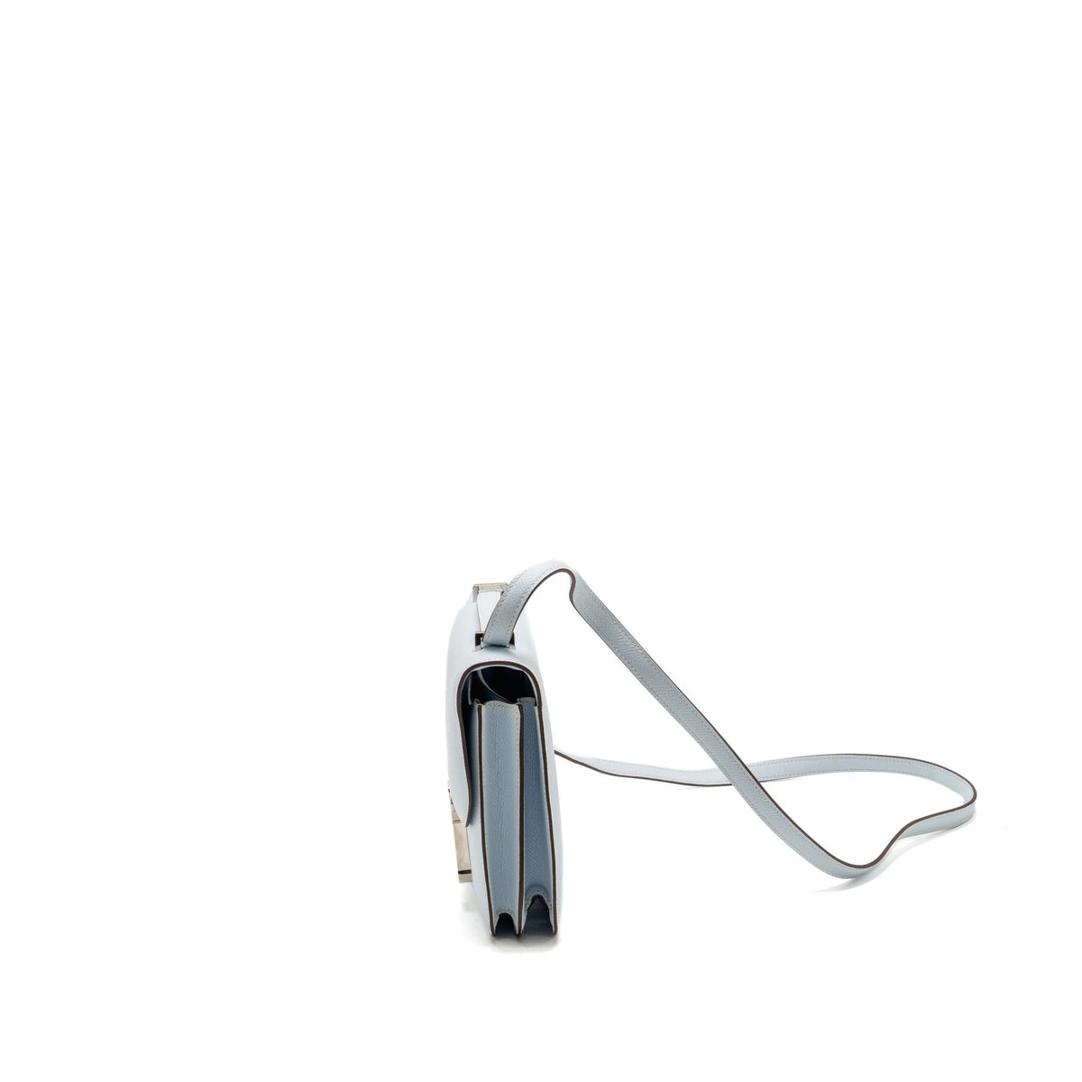 Hermes Mini Constance Epsom Blue Brume SHW