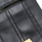 VALENTINO ROCKSTUD FLAP BAG LAMBSKIN BLACK GHW