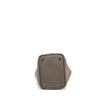 Hermes picotin 18 lock bag clemence gris etain SHW