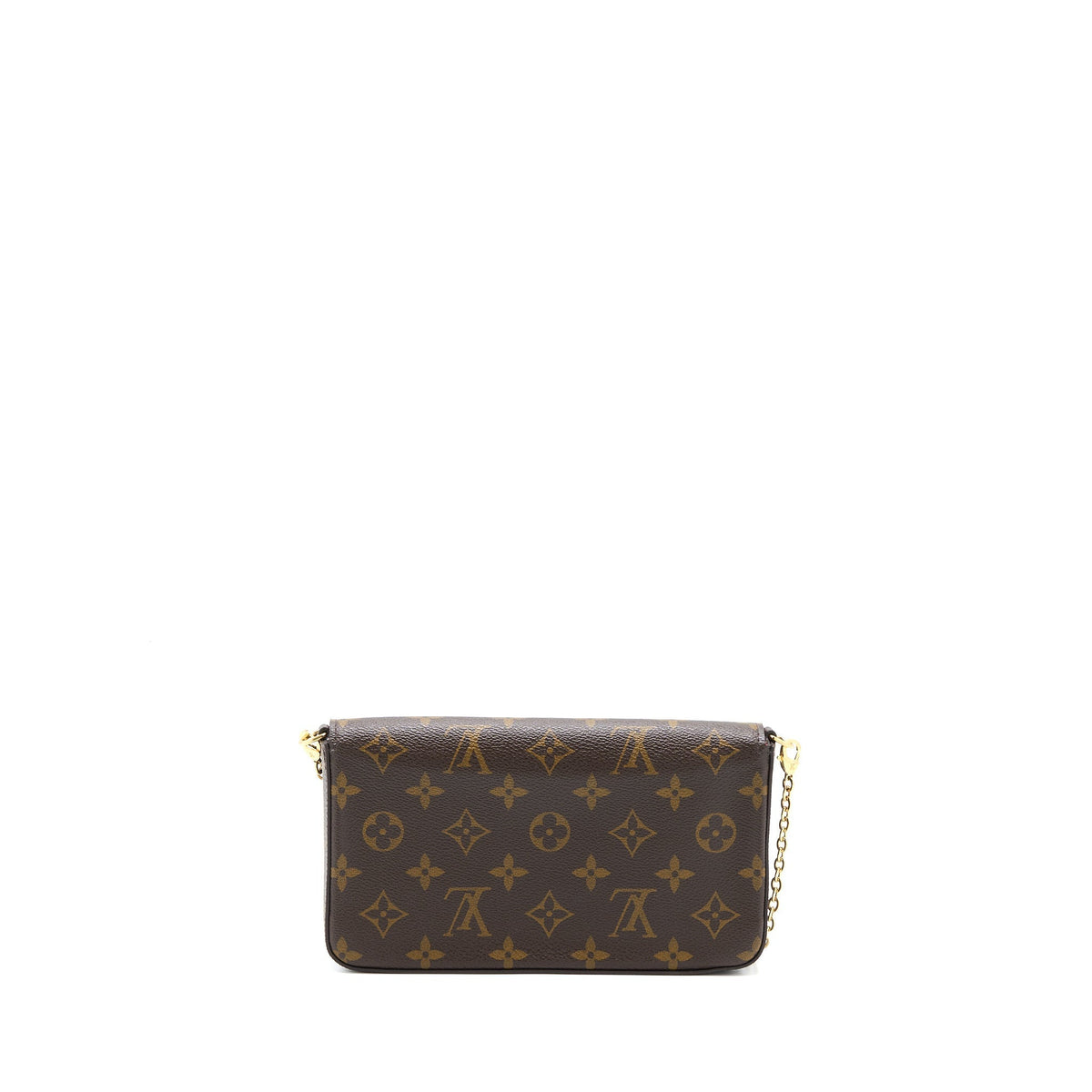LOUIS VUITTON FELICIE POCHETTE VIVIENNE MASCOT ON HOLLYWOOD DRIVE MONOGRAM CANVAS GHW