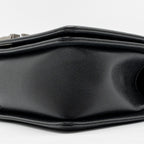 CHANEL MEDIUM BOY BAG CAVIAR BLACK SHW (MICROCHIP)