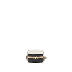 Chanel Mirror Finish Box Clutch with Chain Black Lambskin Black LGHW