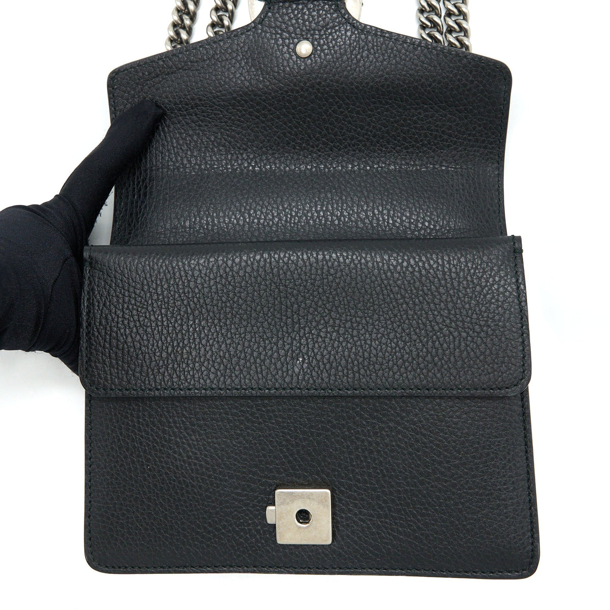 GUCCI MINI DIONYSUS BAG CALFSKIN BLACK SHW