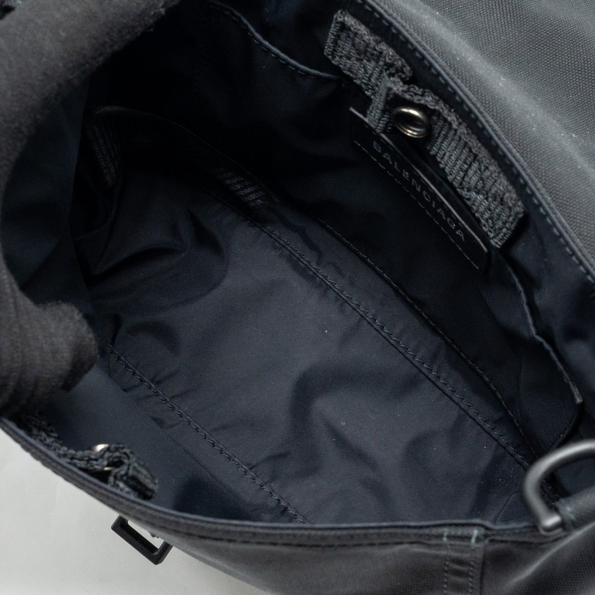 BALENCIAGA ARMY MESSENGER BAG BLACK RECYCLED NYLON BLACK/BLACK HARDWARE