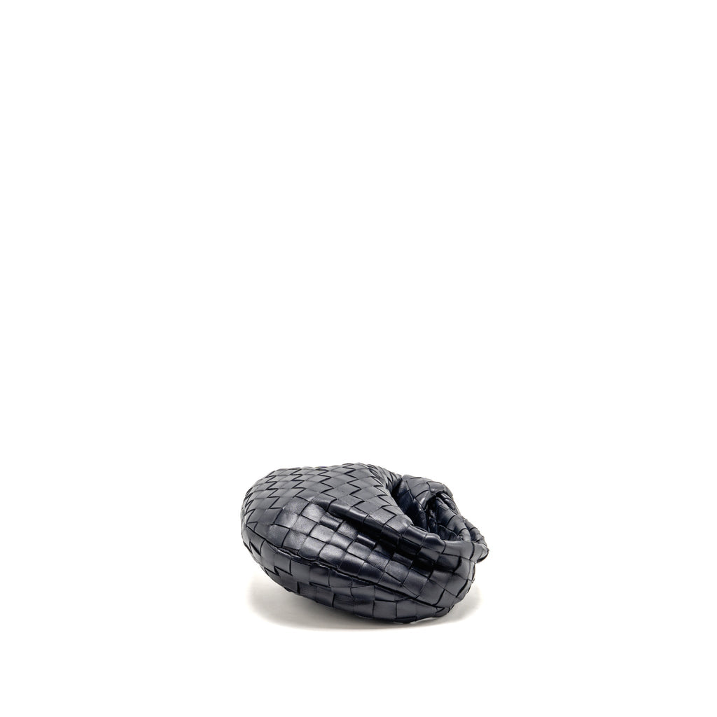 Bottega Veneta Mini Jodie Lambskin Navy GHW