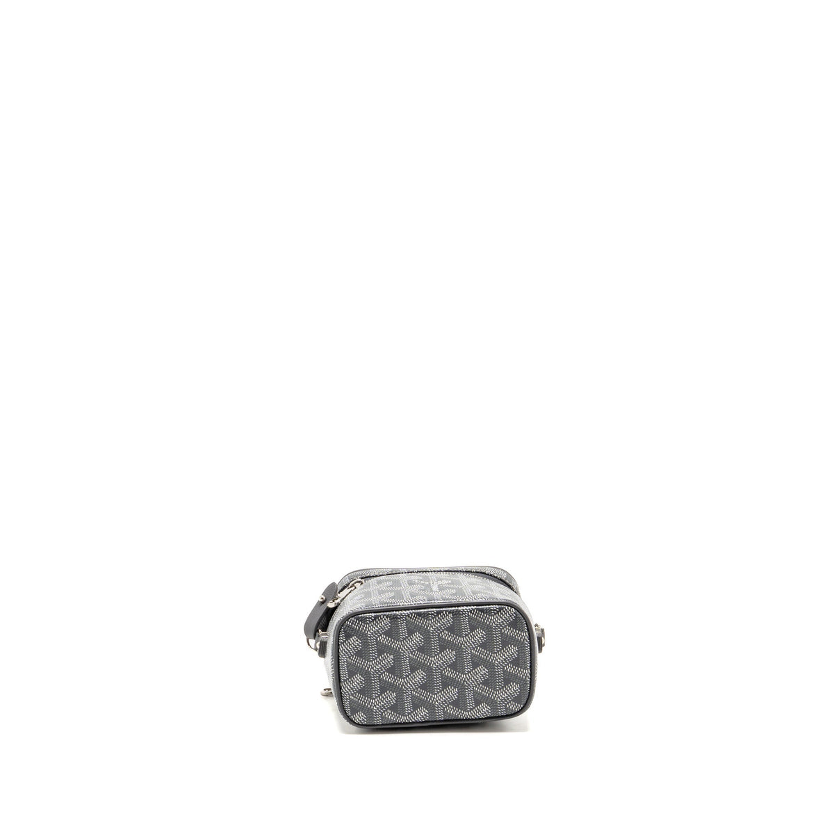 Goyard Muse Nano Vanity Case Goyardine Canvas / Leather Grey SHW