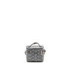 Goyard Muse Nano Vanity Case Goyardine Canvas / Leather Grey SHW