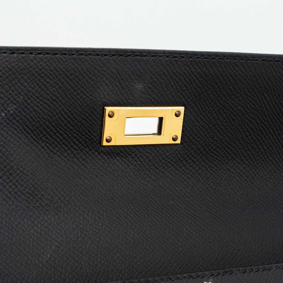 HERMES KELLY 28 EPSOM BLACK GHW