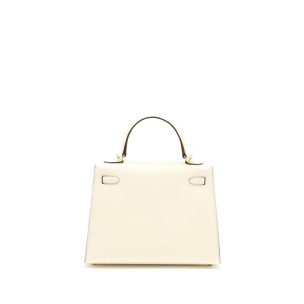 Hermes Kelly 25 Epsom Nata GHW