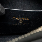 Chanel 25P Quilted Bowling Bag Lambskin Black/White LGHW (Microchip)