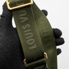 LOUIS VUITTON MULTI POCHETTE ACCESSORIES MONOGRAM CANVAS KHAKI STRAP GHW