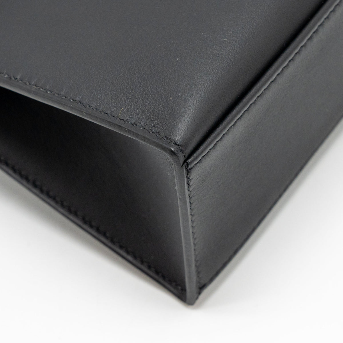 HERMES KELLY POCHETTE SWIFT BLACK SHW