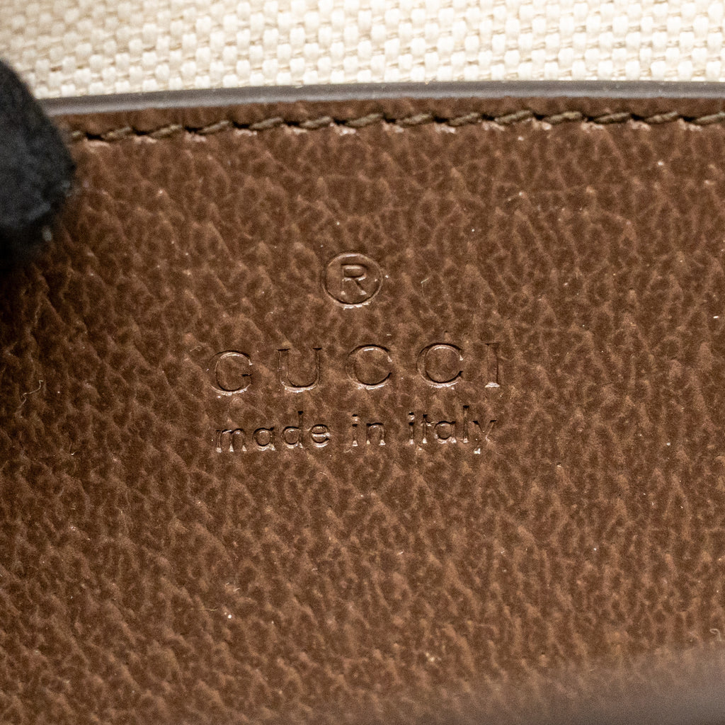 Gucci Horsebit 1955 small shoulder bag giant GG supreme canvas beige/brown GHW