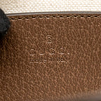 Gucci Horsebit 1955 small shoulder bag giant GG supreme canvas beige/brown GHW