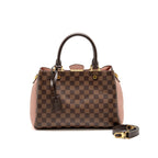 LOUIS VUITTON Brittany Bag Damier Ebene Canvas / Leather Pink GHW