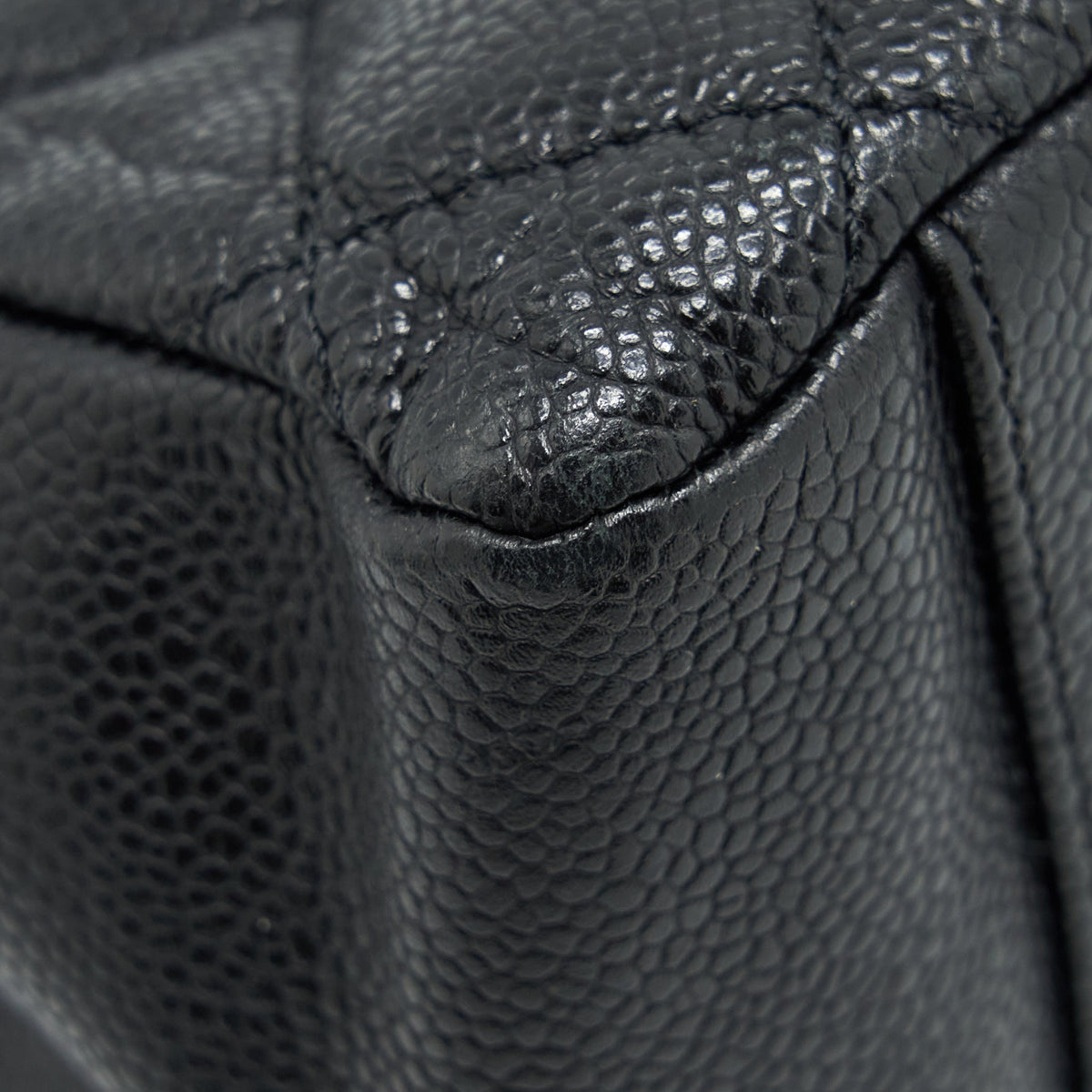 CHANEL GRAND SHOPPING TOTE/ GST CAVIAR BLACK SHW