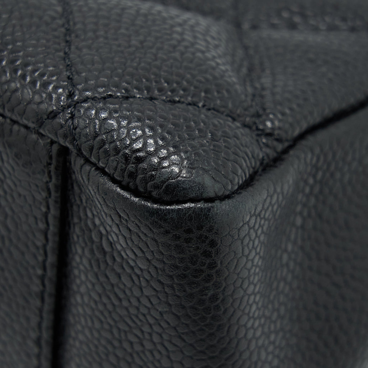 CHANEL GRAND SHOPPING TOTE/ GST CAVIAR BLACK SHW