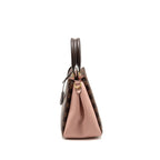 LOUIS VUITTON Brittany Bag Damier Ebene Canvas / Leather Pink GHW
