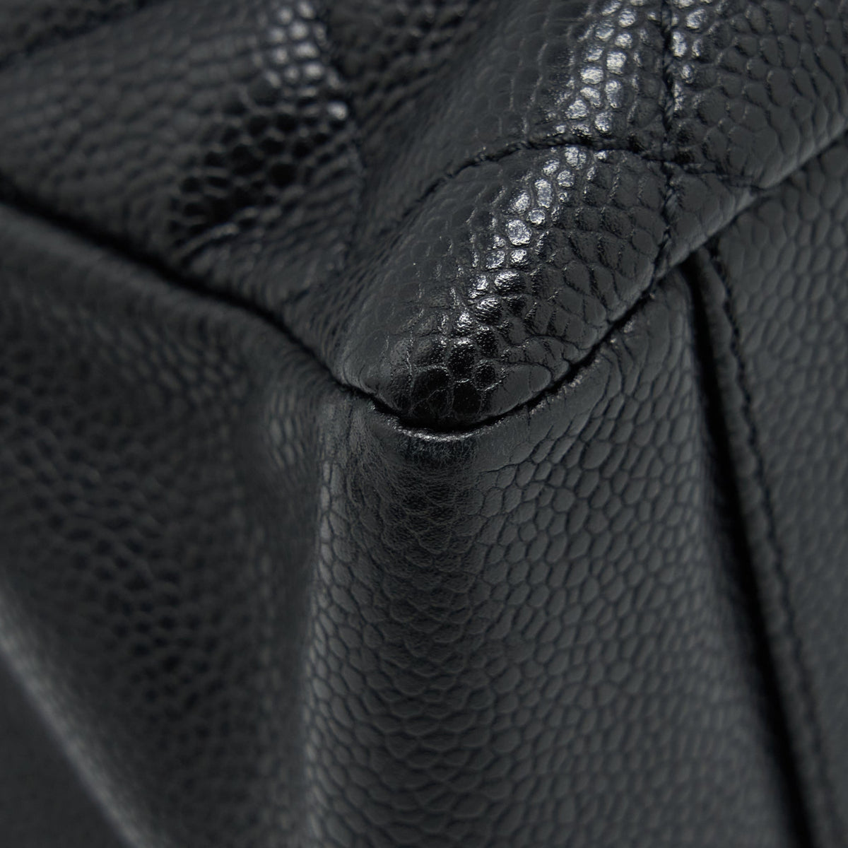 CHANEL GRAND SHOPPING TOTE/ GST CAVIAR BLACK SHW