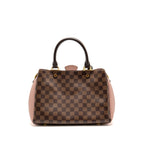 LOUIS VUITTON Brittany Bag Damier Ebene Canvas / Leather Pink GHW